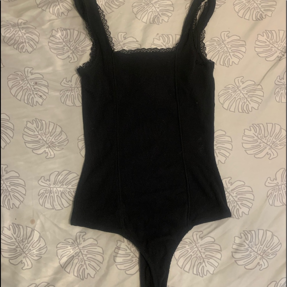 Black lace Body Suit